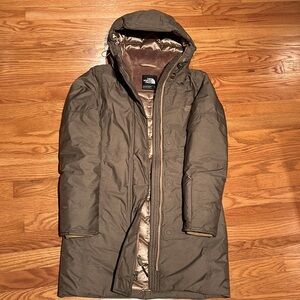North Face Womens Parka Nordstrom Exclusive Light Olive Green